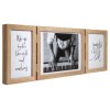 Henzo Houten Dubbele Lijst Piano 3 Fotos 10x15 cm en 15x20 cm beige