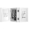 Henzo Houten Dubbele Lijst Piano 3 Fotos 10x15 cm Wit