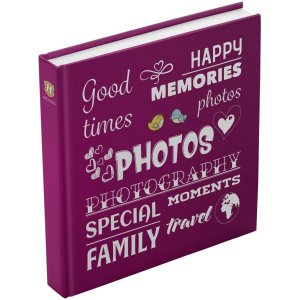 Henzo Jumbo Fotoalbum Wording 30x30 cm 100 witte paginas