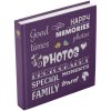Henzo Jumbo Fotoalbum Wording 30x30 cm 100 witte paginas