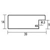 Effect massief houten lijst Profiel 30 - Speciale formaten en glassoorten