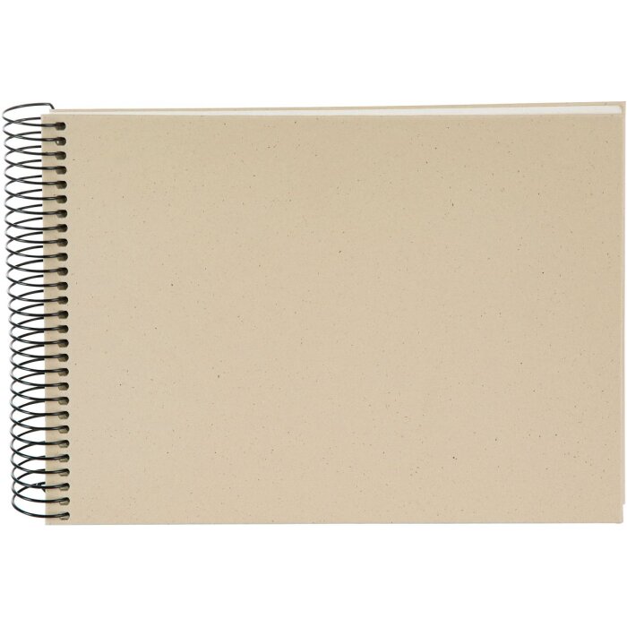 Goldbuch spiraalalbum natureLove bruin 24x17 cm 40 witte paginas