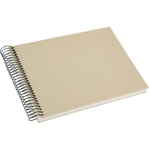 Goldbuch spiraalalbum natureLove bruin 24x17 cm 40 witte paginas