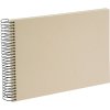 Goldbuch spiraalalbum natureLove bruin 24x17 cm 40 witte paginas
