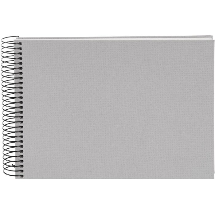 Goldbuch spiraalalbum natureLove grijs 24x17 cm 40 witte paginas