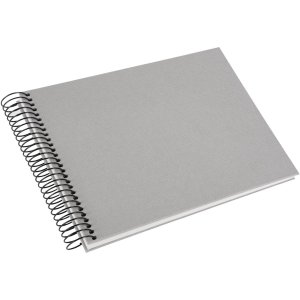 Goldbuch spiraalalbum natureLove grijs 24x17 cm 40 witte paginas