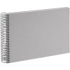 Goldbuch spiraalalbum natureLove grijs 24x17 cm 40 witte paginas
