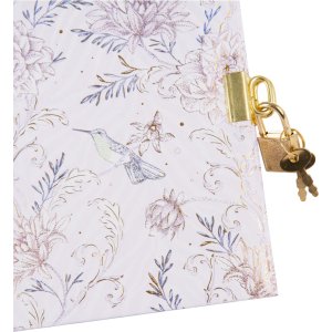Goldbuch Dagboek Hybrid Heritage lila 16,5x16,5 cm 96 witte paginas