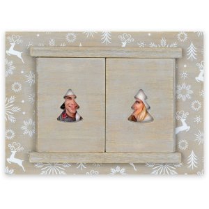 ZEP kerst fotolijst Tirolo A bruin 10x15 cm (30x17 cm)