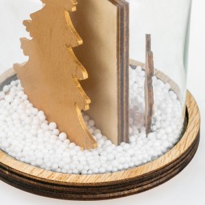 ZEP Kerstdecoratie Pavlov ø 11,5 h13 cm met Fotolijst