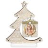 ZEP Kerstboom Fotolijst Nestor bruin 6x6 cm (16x4,5x19 cm)