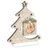 ZEP Kerstboom Fotolijst Nestor bruin 6x6 cm (16x4,5x19 cm)