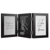 Henzo Houten dubbele lijst Piano 2 tot 3 fotos 10x15 cm en 13x18 cm
