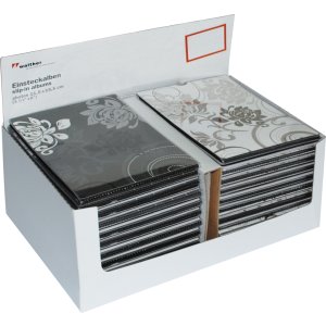 Walther Stock album Grindy 24 fotos 11,5x15,5 cm zwart
