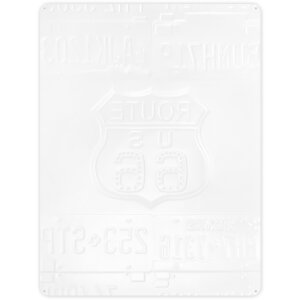 ZEP Blik ROUTE 66 veelkleurig 43x57x0,4 cm