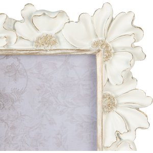 Clayre & Eef 2F0912 Fotolijst 18x2x23 cm - 10x15 cm Wit