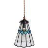 Clayre & Eef 5LL-6195 Hanglamp Tiffany Ø 15x115 cm E14-max 1x40W