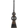 Clayre & Eef 5Y1110 Decoratie Ornament 19x19x89 cm Zwart