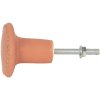 Clayre & Eef 65063 Deurknop Ø 4x3 cm Oranje - Goudkleurig