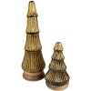 Clayre & Eef 65128 Kerstboom Ø 15x44 cm Goudkleurig