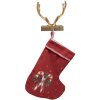 Clayre & Eef 65142 Kerstkoushouder Gewei 21x13x21 cm