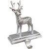 Clayre & Eef 6AL0071 Kerstkoushouder Rendier 15x9x21 cm Zilverkleurig haakje