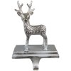 Clayre & Eef 6AL0071 Kerstkoushouder Rendier 15x9x21 cm Zilverkleurig haakje