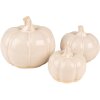 Clayre & Eef 6CE1497 Decoratie Pompoen Ø 14x12 cm Beige - Bruin