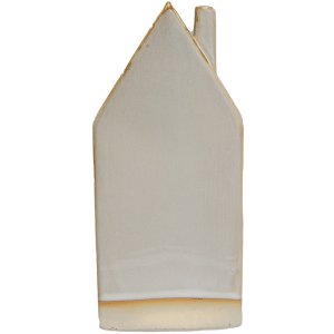 Clayre & Eef 6CE1504 Decoratiehuisje met LED 8x5x18 cm Beige