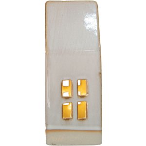 Clayre & Eef 6CE1505 Decoratiehuisje met LED 7x6x15...