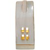 Clayre & Eef 6CE1505 Decoratiehuisje met LED 7x6x15 cm Beige