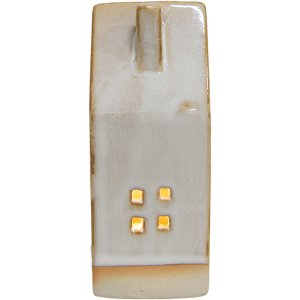 Clayre & Eef 6CE1506 Decoratiehuisje met LED 5x5x12...