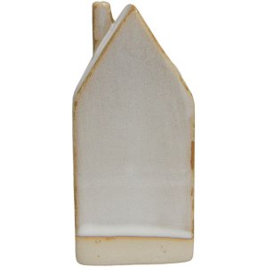 Clayre & Eef 6CE1506 Decoratiehuisje met LED 5x5x12 cm Beige