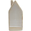 Clayre & Eef 6CE1506 Decoratiehuisje met LED 5x5x12 cm Beige