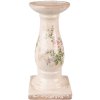 Clayre & Eef 6CE1539M Kandelaar Ø 12x24 cm Roze - Beige