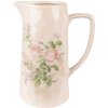 Clayre & Eef 6CE1543L Decoratiepot 21x15x25 cm Roze - Beige