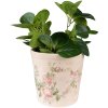 Clayre & Eef 6CE1544M Decoratie bloempot Ø 15x14 cm Roze - Beige