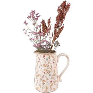 Clayre & Eef 6CE1552L Sierkan 21x14x23 cm Roze - Beige Sierkan