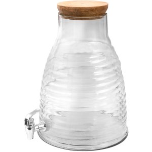 Clayre & Eef 6GL3564 Drankautomaat met kraantje 29x33x34 cm Sapkan met deksel