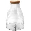 Clayre & Eef 6GL3564 Drankautomaat met kraantje 29x33x34 cm Sapkan met deksel