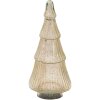 Clayre & Eef 6GL3603 Kerstboom Ø 13x30 cm Zilverkleurig