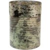 Clayre & Eef 6GL3637 Lantaarn Ø 18x25 cm Groen Windlicht
