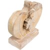 Clayre & Eef 6H2244 Decoratie Pompoen 29x6x22 cm Bruin - Wit