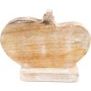 Clayre & Eef 6H2244 Decoratie Pompoen 29x6x22 cm Bruin - Wit