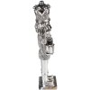 Clayre & Eef 6PR3694 Decoratie Notenkraker 5x4x19 cm Zilverkleurig