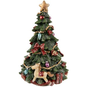 Clayre & Eef 6PR3766 Kerstboom Muziekdoos Ø...
