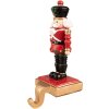 Clayre & Eef 6PR3792 Kerstkoushouder Notenkraker 10x12x24 cm