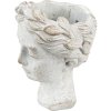 Clayre & Eef 6TE0419 Bloempot 11x11x17 cm Grijs - Beige
