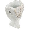 Clayre & Eef 6TE0419 Bloempot 11x11x17 cm Grijs - Beige