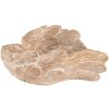 Clayre & Eef 6TE0436 Bloempot Hart 23x25x10 cm Goudkleurig